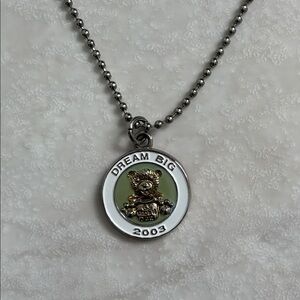 Girl Scout “Dream Big” Bear Necklace 2003